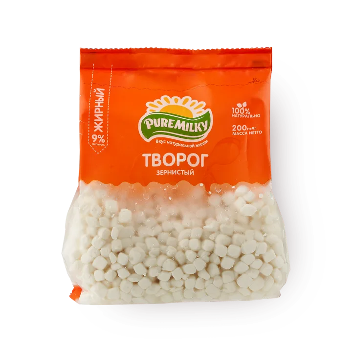Творог зернёный 9% Pure Milky Works